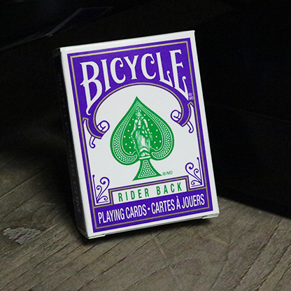 Mini cartes à jouer Bicycle (violettes)