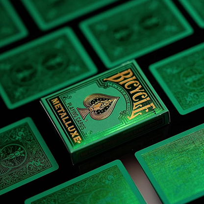 Bicycle® Metalluxe (Green) Playing Cards