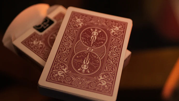Jeu de cartes Bicycle Metallic Ruby