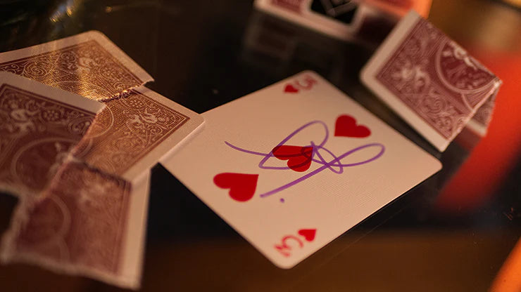 Jeu de cartes Bicycle Metallic Ruby