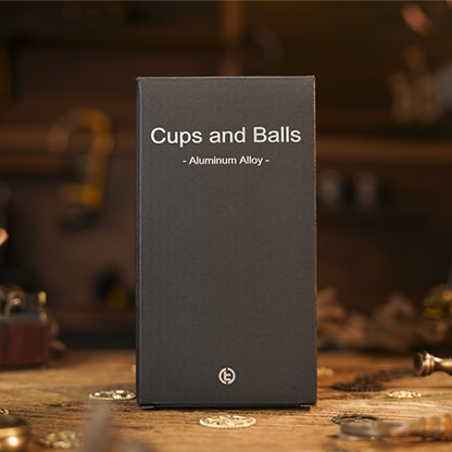 Aluminum Alloy Cups and Balls Set by TCC Magic