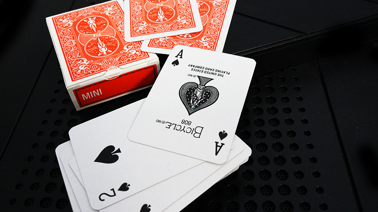 Mini Bicycle Cards (Orange) Playing Cards