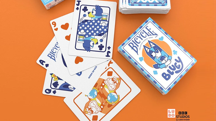 Cartes à jouer Bicycle Bluey par US Playing Cards