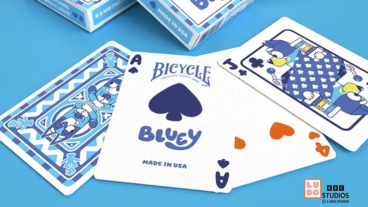 Cartes à jouer Bicycle Bluey par US Playing Cards