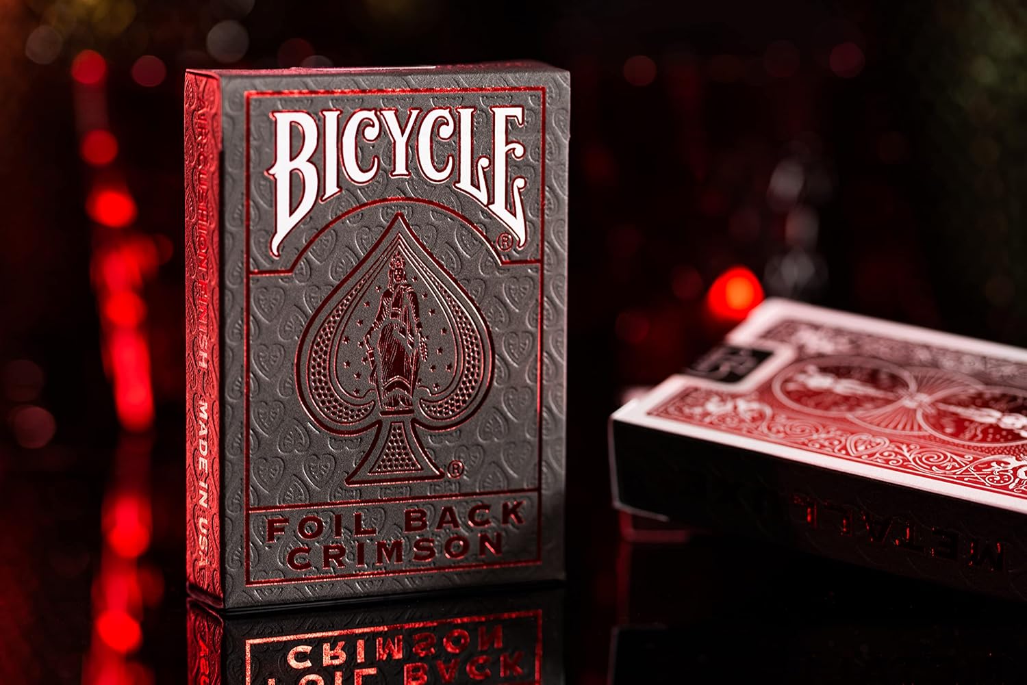 Bicycle® Rider Back (Red) Crimson Luxe