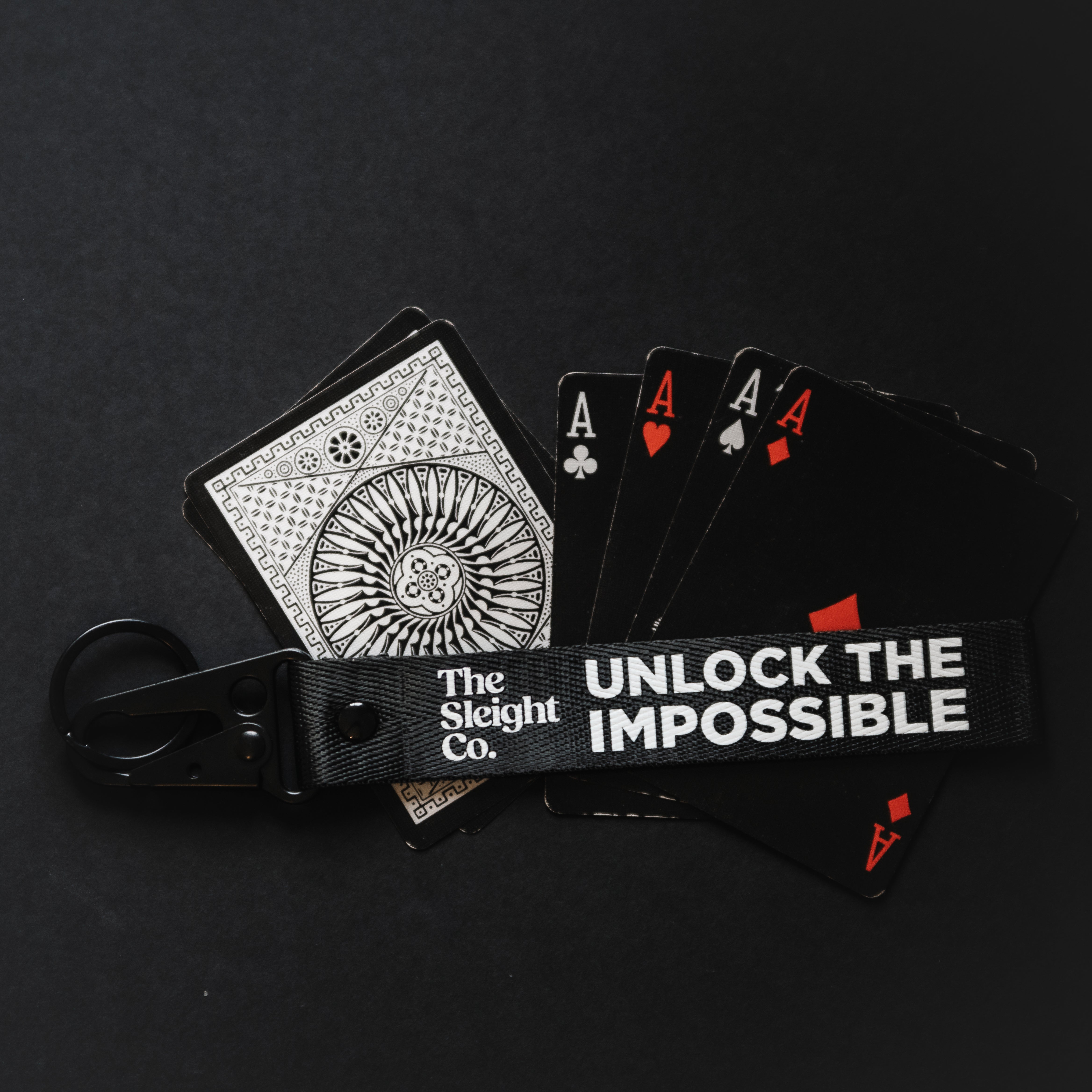 Wrist Lanyard with Key Chain by The Sleight Co