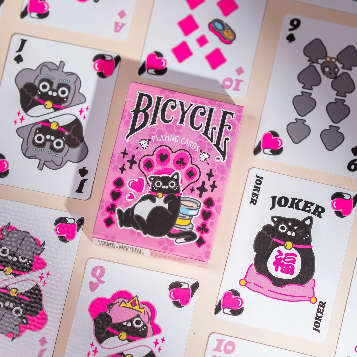 Bicycle® Cat (Pink) Playing Cards