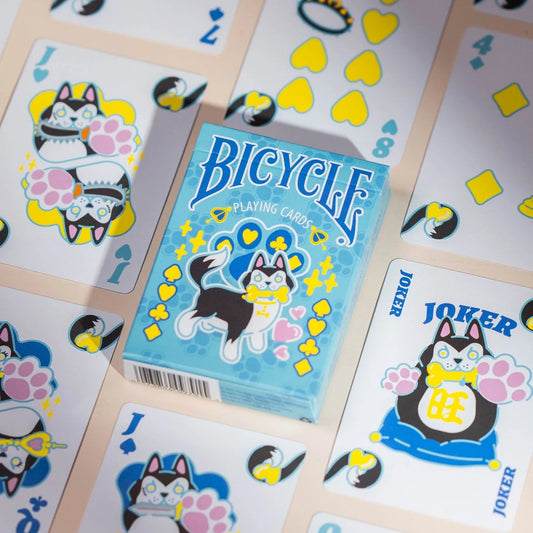 Bicycle® Dog (Blue) Playing Cards