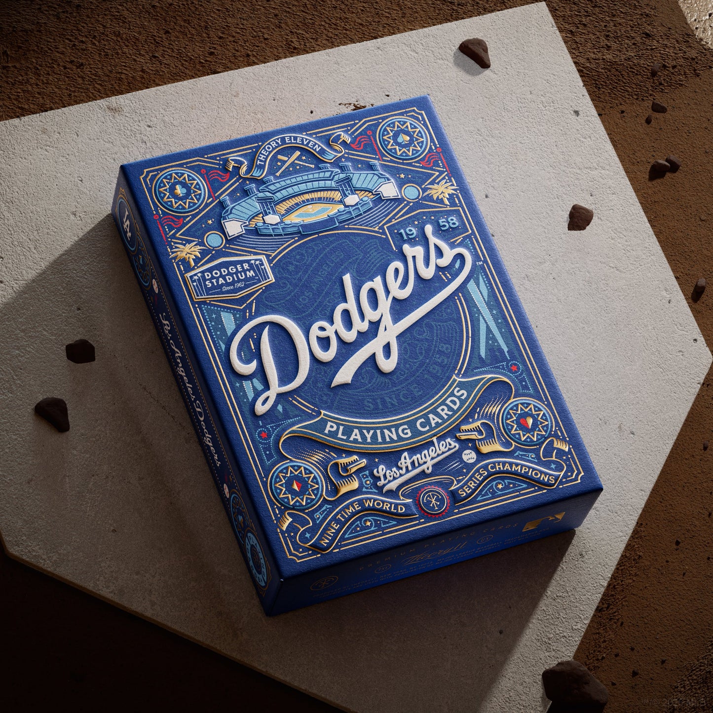 Cartes à jouer des Dodgers par Theory11