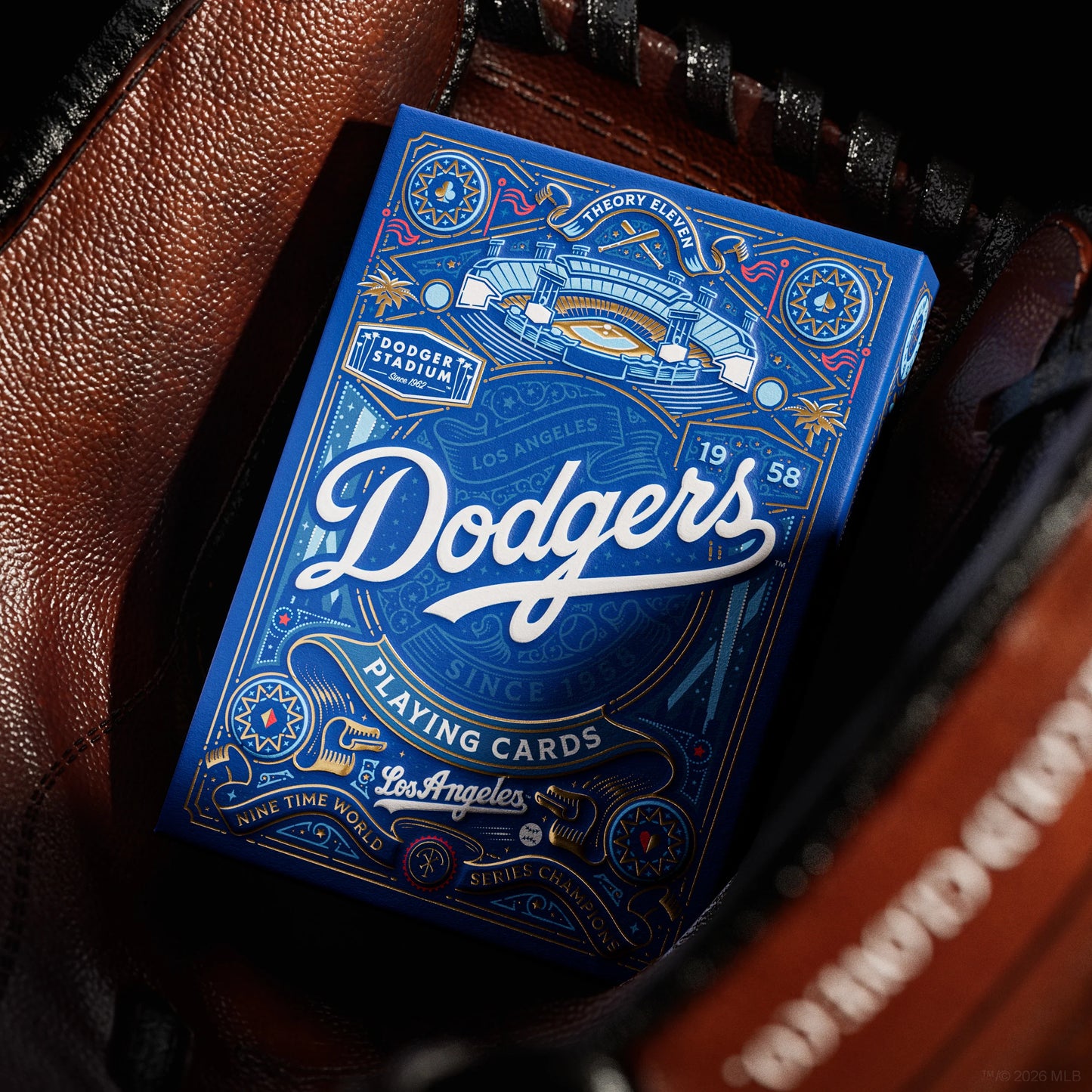 Cartes à jouer des Dodgers par Theory11