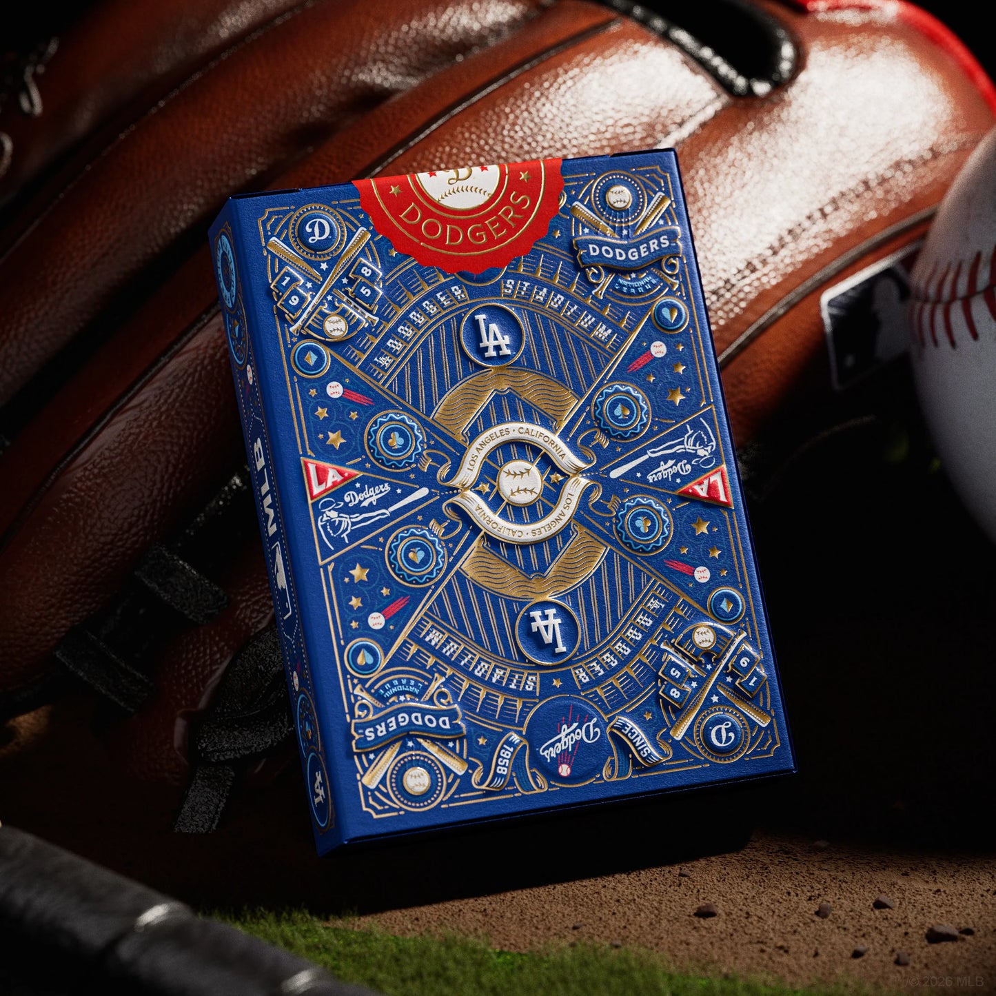 Cartes à jouer des Dodgers par Theory11
