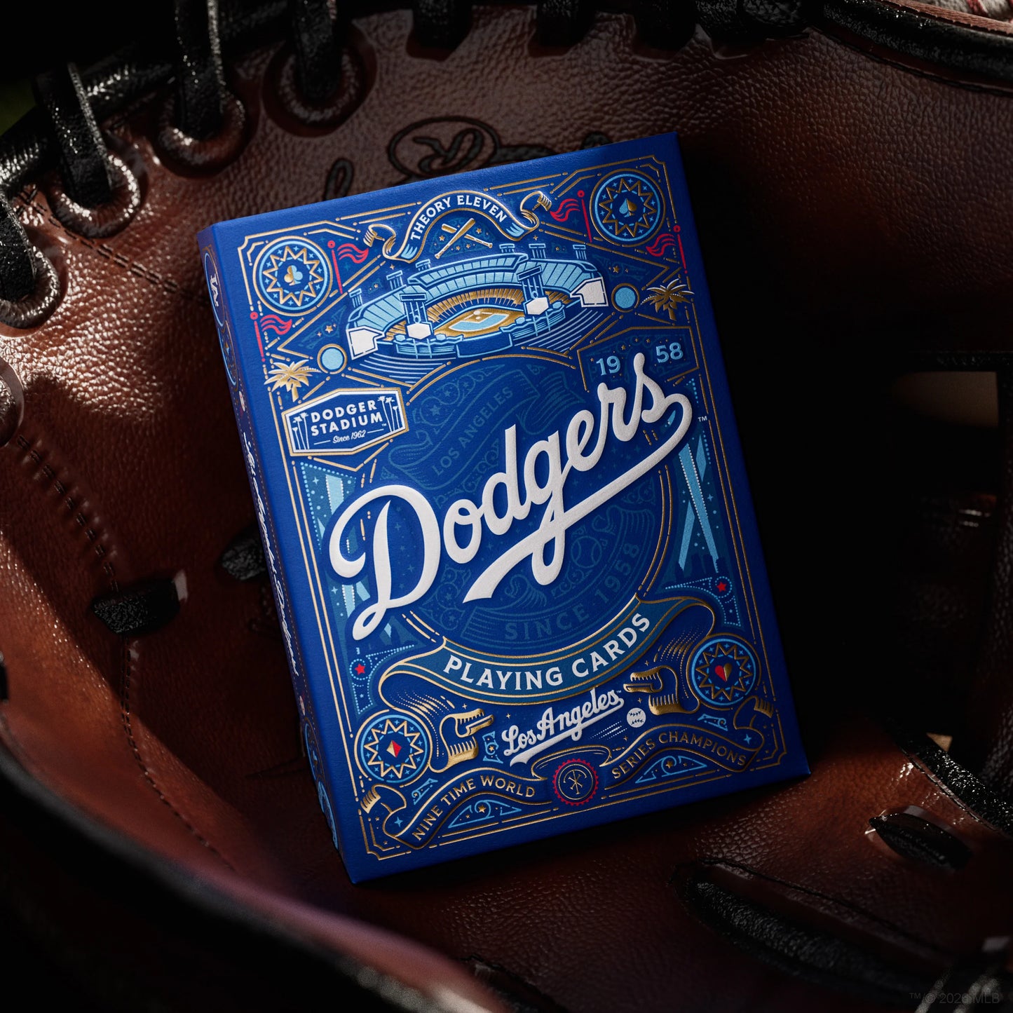 Cartes à jouer des Dodgers par Theory11