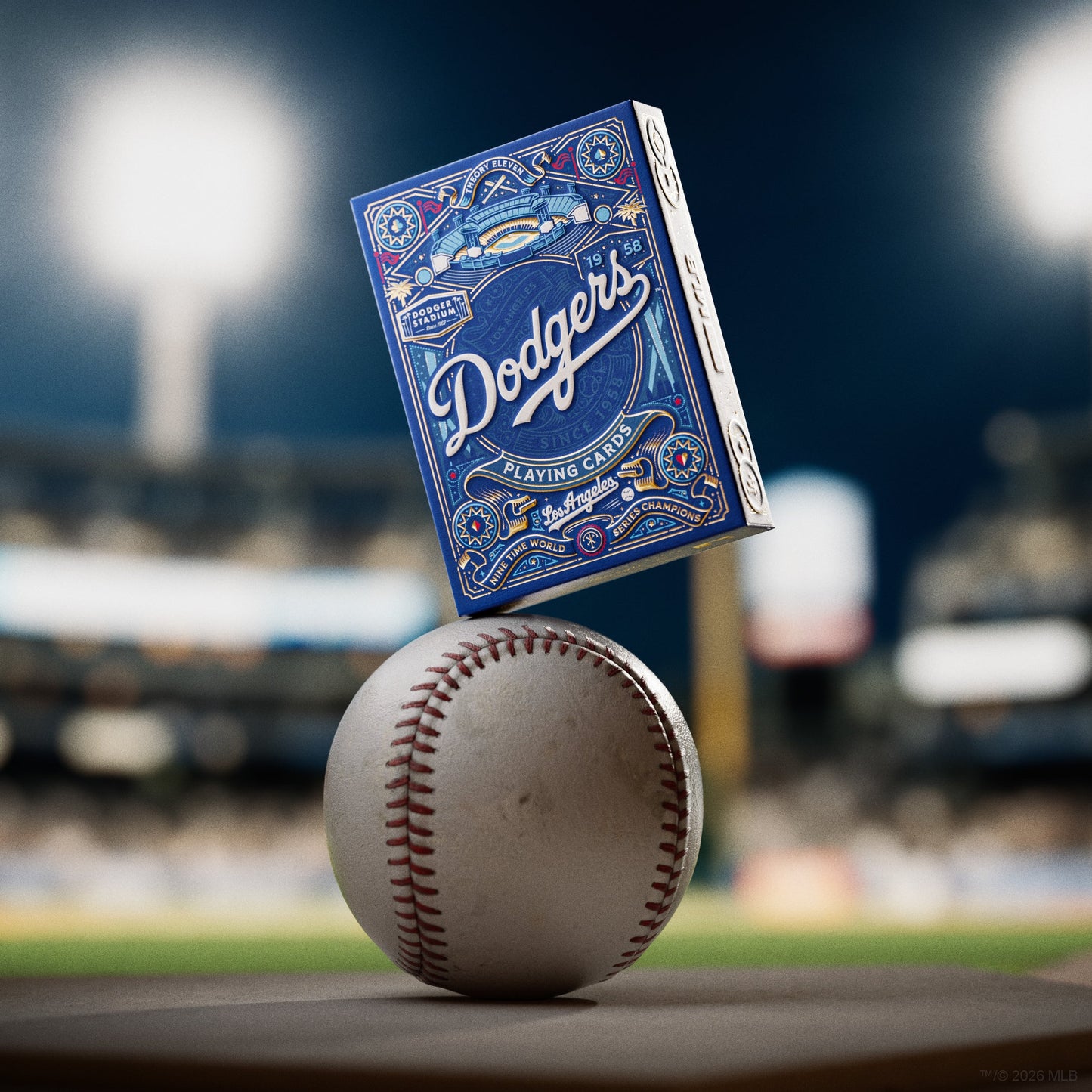 Cartes à jouer des Dodgers par Theory11