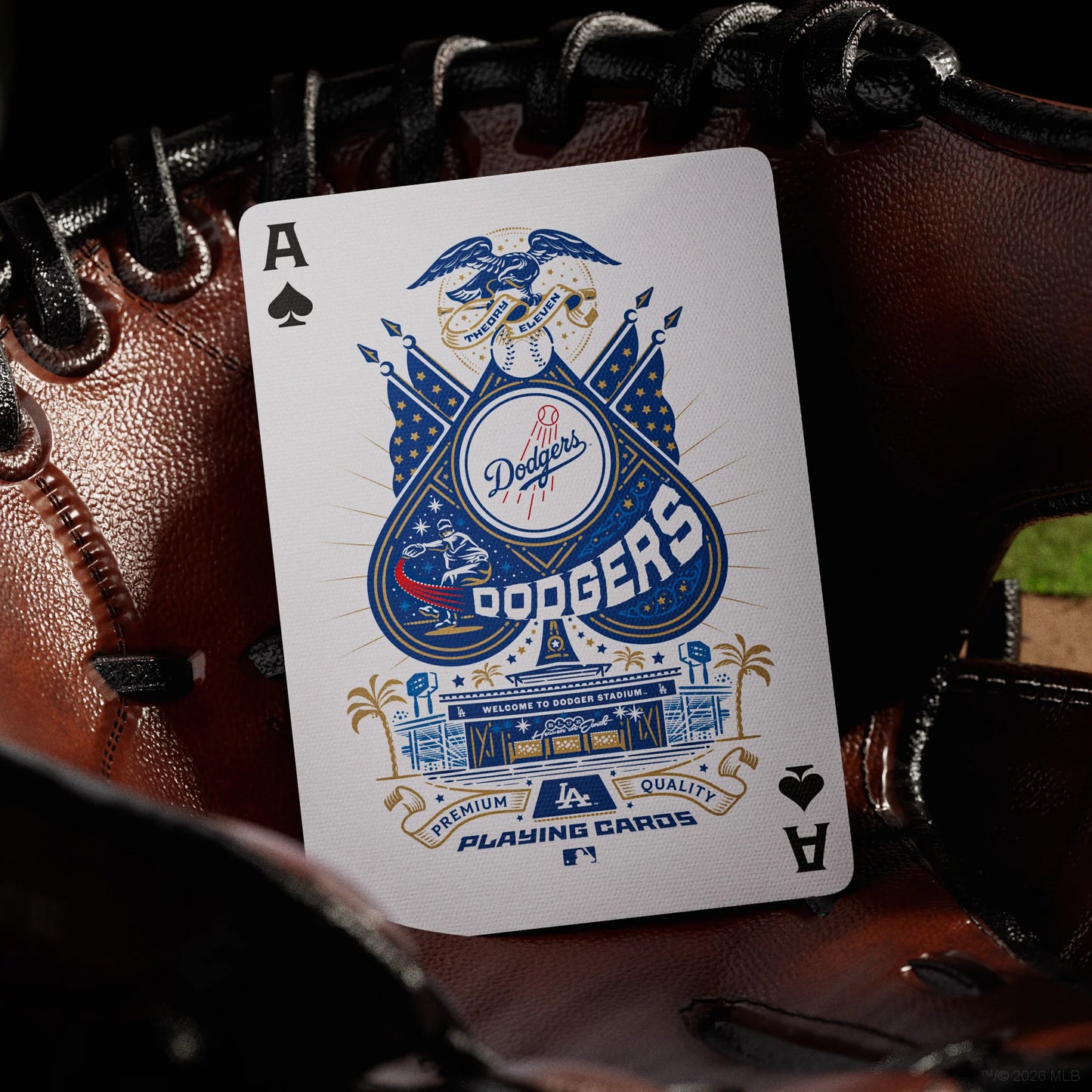 Cartes à jouer des Dodgers par Theory11