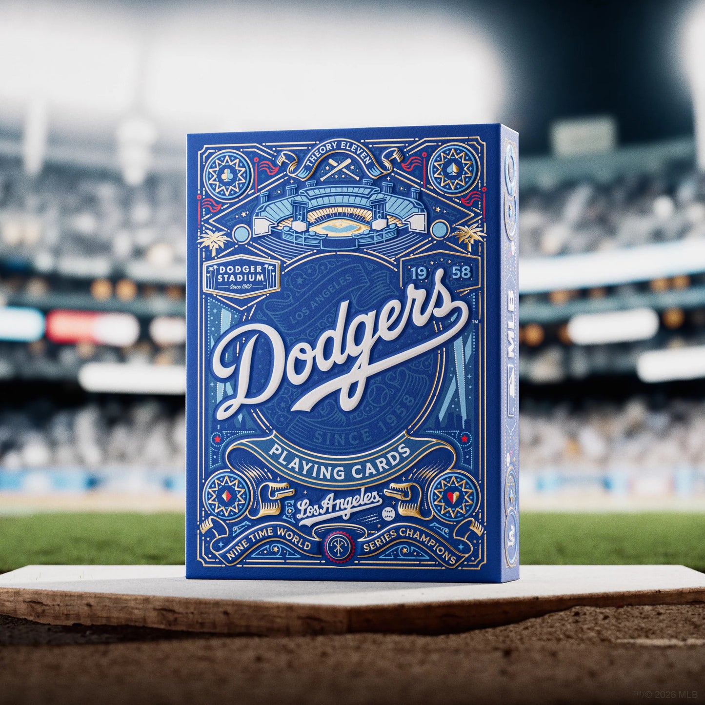 Cartes à jouer des Dodgers par Theory11