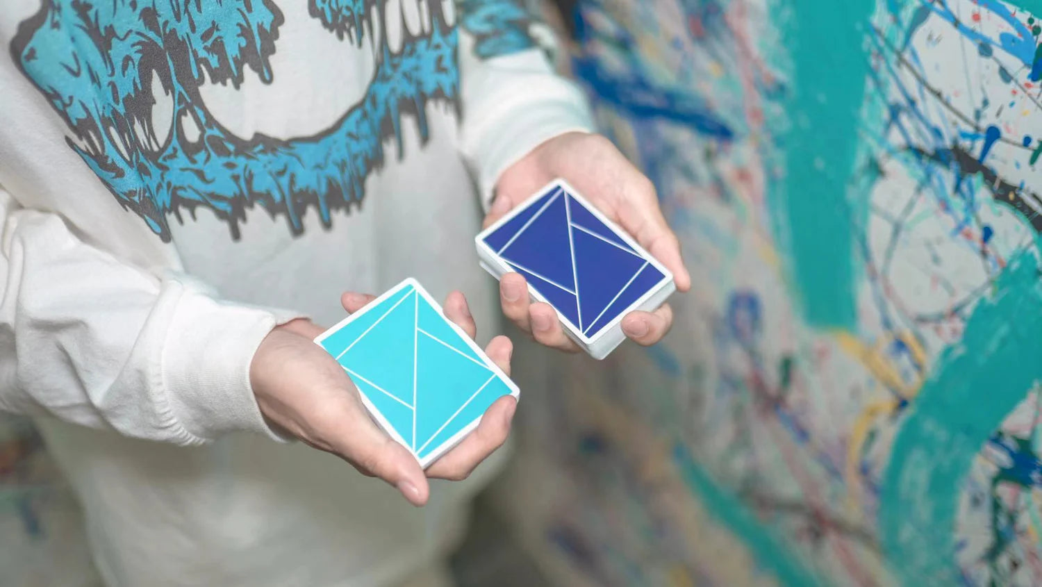 Flexible Blue Gradient Playing Cards by TCC
