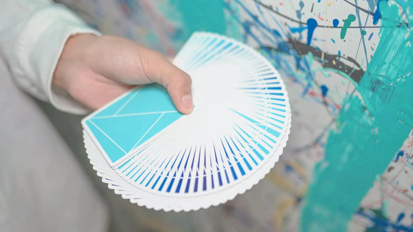 Flexible Blue Gradient Playing Cards by TCC