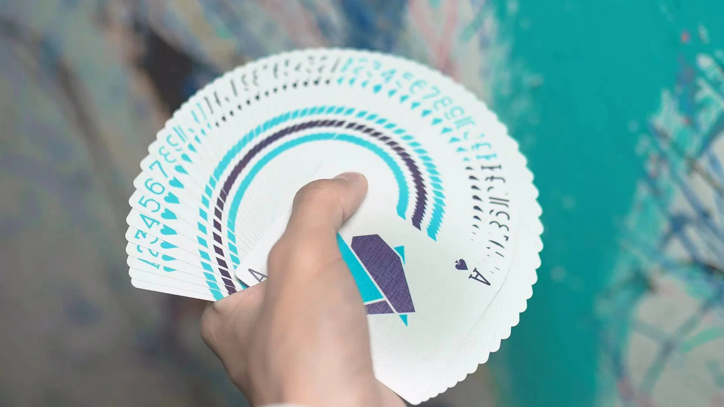 Flexible Blue Gradient Playing Cards by TCC