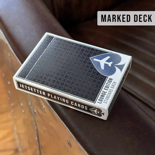Lounge Edition Marked (Tarmac Black) by Jetsetter Playing Cards