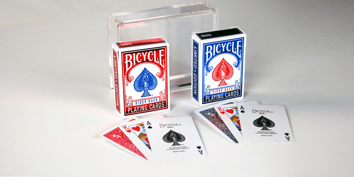 Bicycle® Rider Back Mini Limited Edition (2 Pack With Foil Tucks In Carat Case)