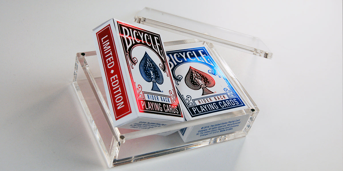 Bicycle® Rider Back Mini Limited Edition (2 Pack With Foil Tucks In Carat Case)