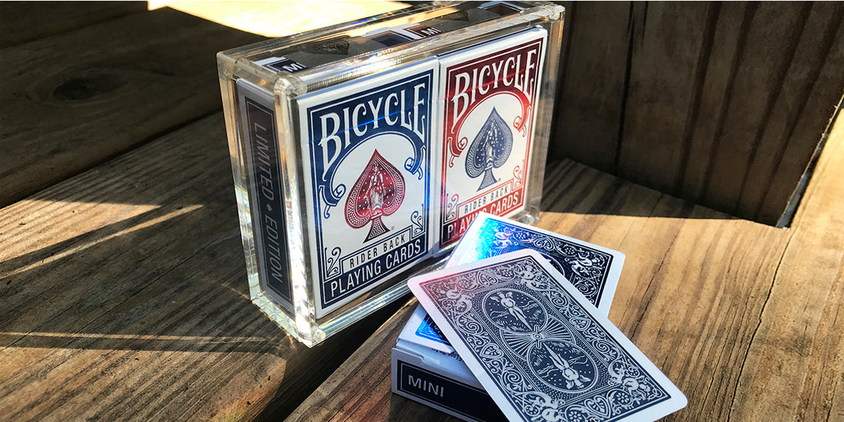 Bicycle® Rider Back Mini Limited Edition (2 Pack With Foil Tucks In Carat Case)
