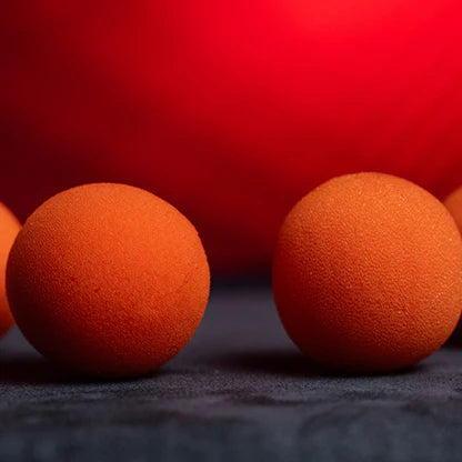 Magic Sponge Balls 4 Pack ORANGE 2" by Murphy's Magic