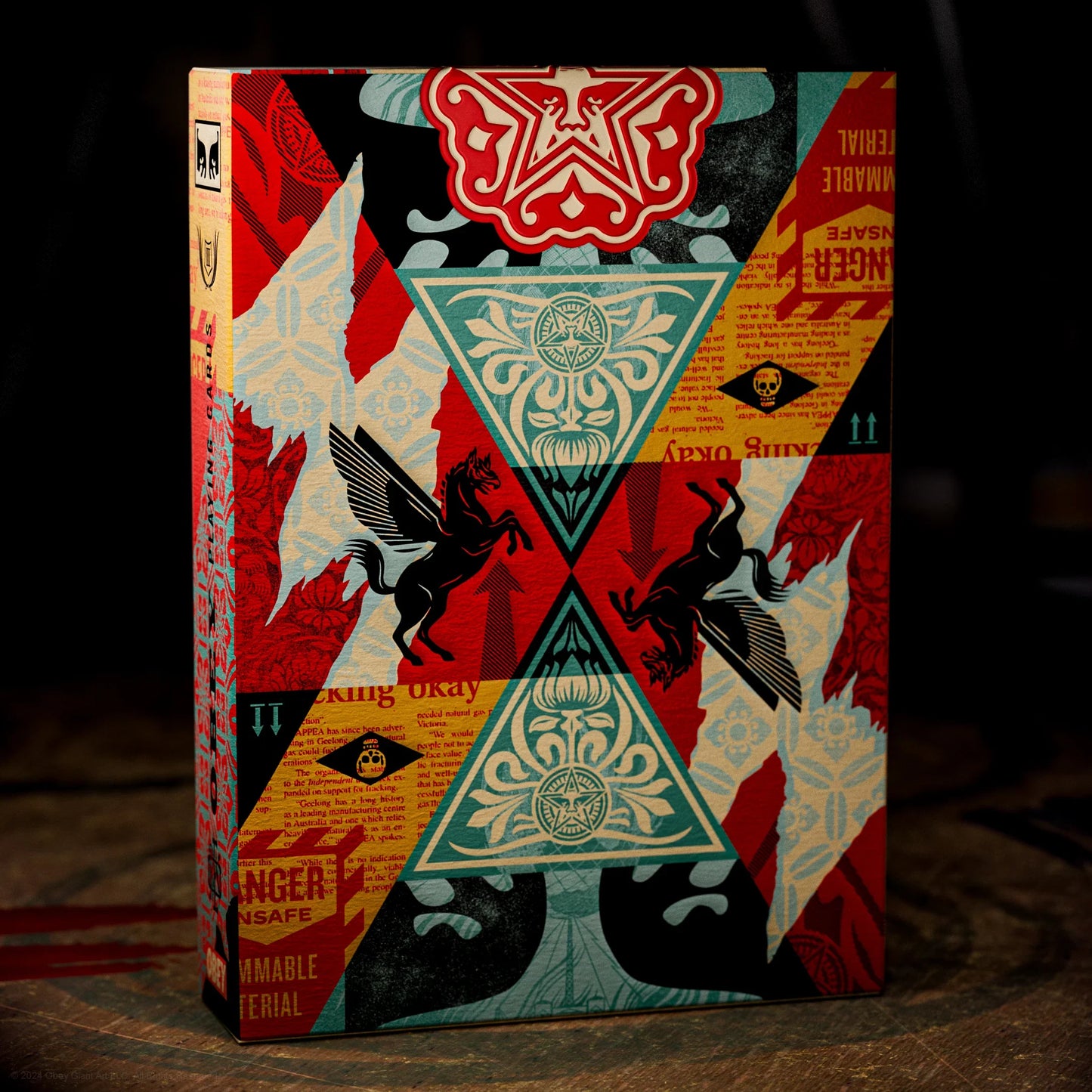 Obey Collage Edition Playing Cards by Theory11