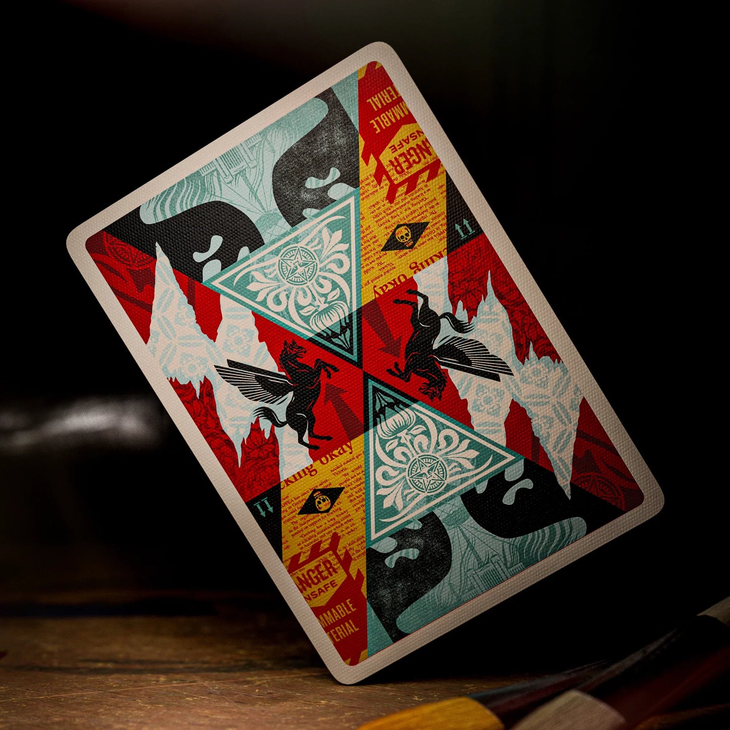 Obey Collage Edition Playing Cards by Theory11