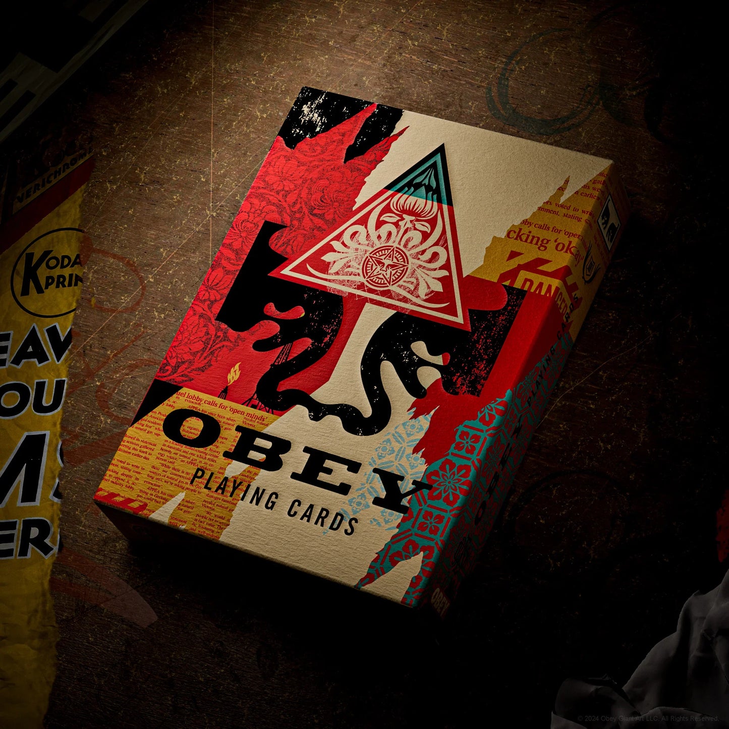 Obey Collage Edition Playing Cards by Theory11