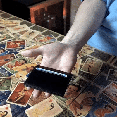 Razor Wallet (Black) by Dee Christopher