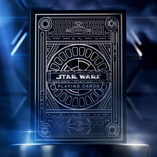 Star Wars Dark Side Silver Edition Playing Cards (Graphite Grey) by theory11