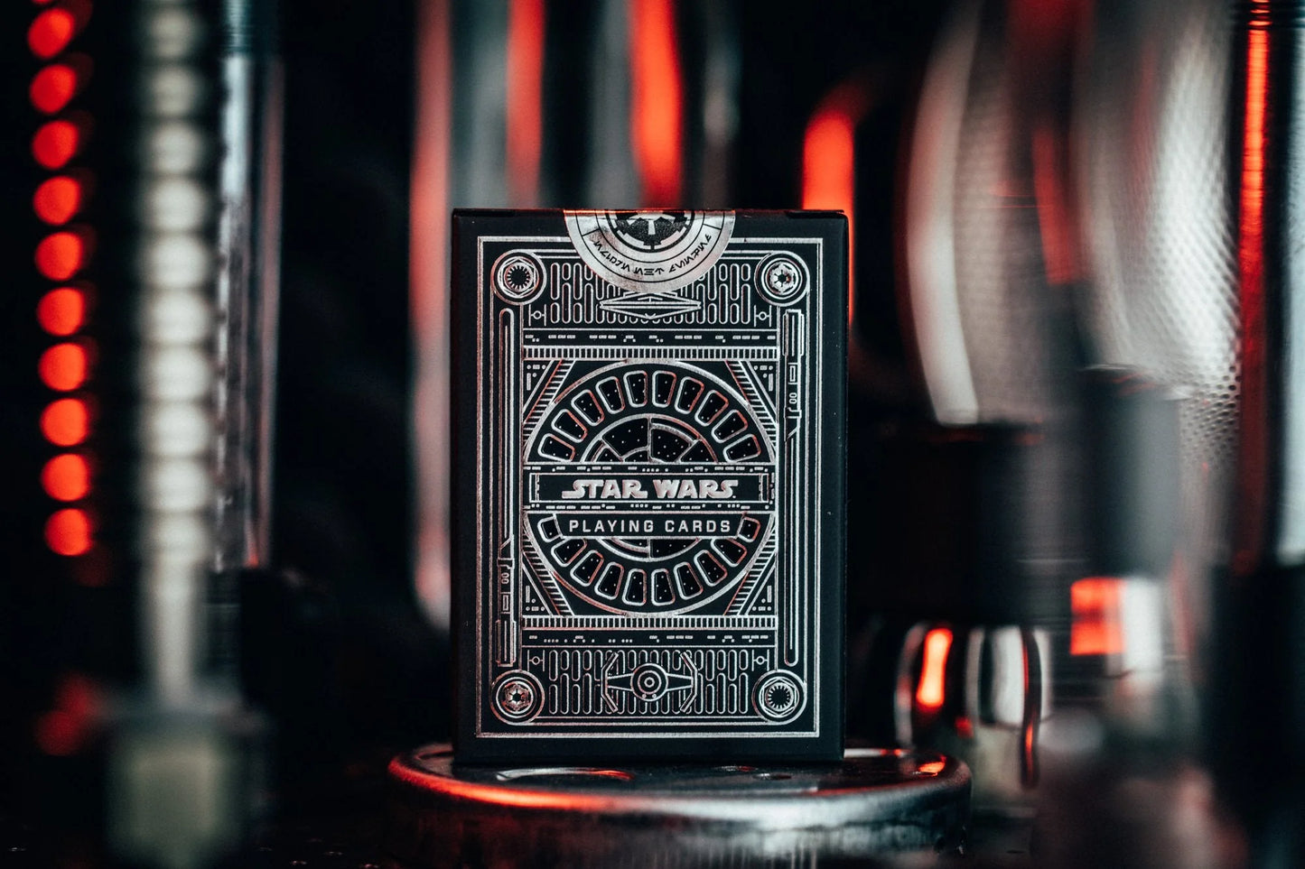 Star Wars Dark Side Silver Edition Playing Cards (Graphite Grey) by theory11