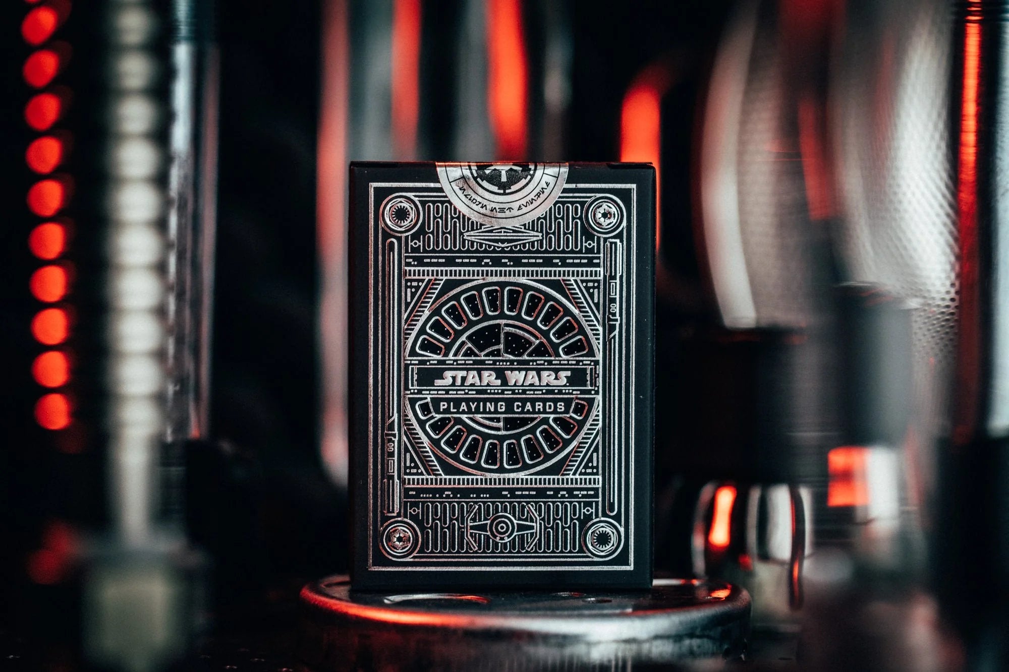 Star Wars Dark Side Silver Edition Playing Cards (Graphite Grey) by theory11