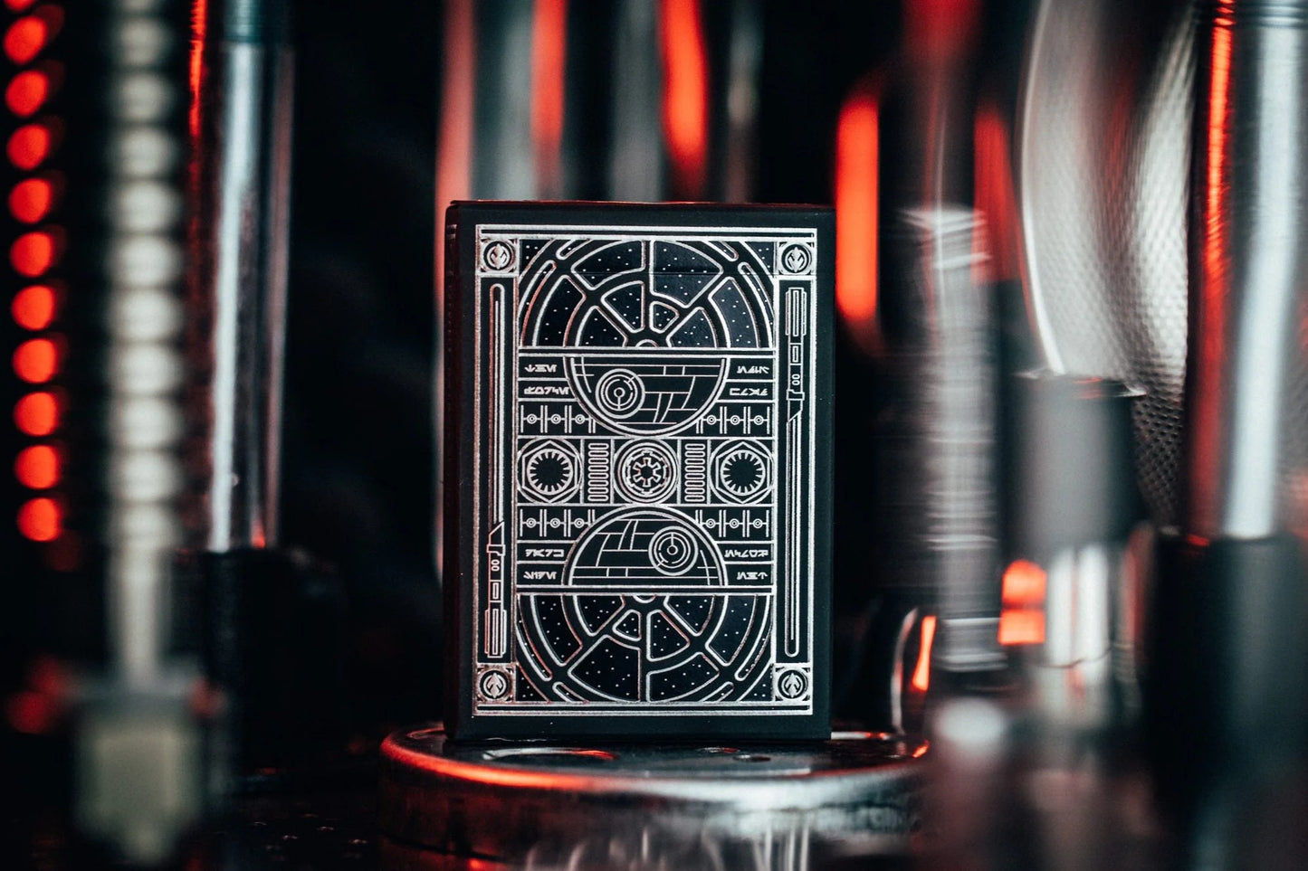 Star Wars Dark Side Silver Edition Playing Cards (Graphite Grey) by theory11
