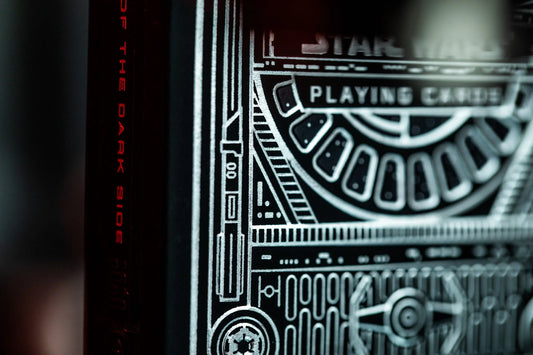 Star Wars Dark Side Silver Edition Playing Cards (Graphite Grey) by theory11