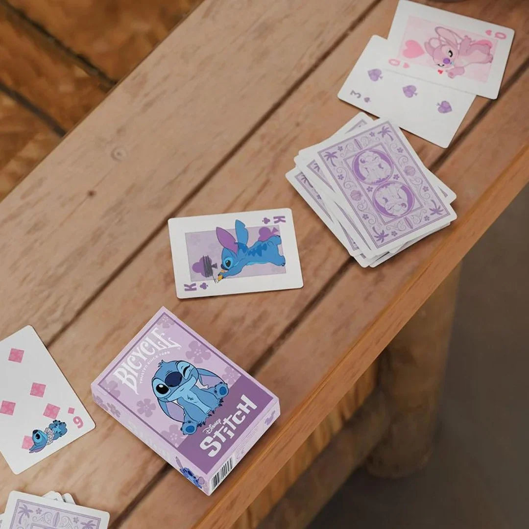 Bicycle Disney Stitch Playing Cards (Purple)