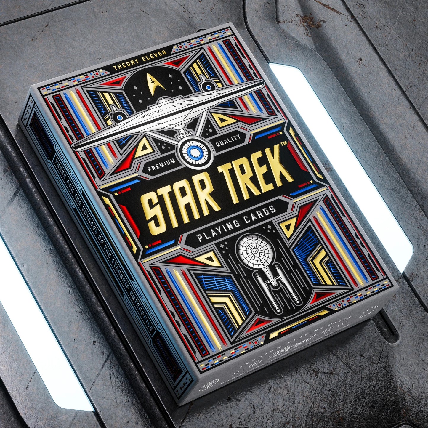 Star Trek Light Edition (White) Playing Cards by Theory 11
