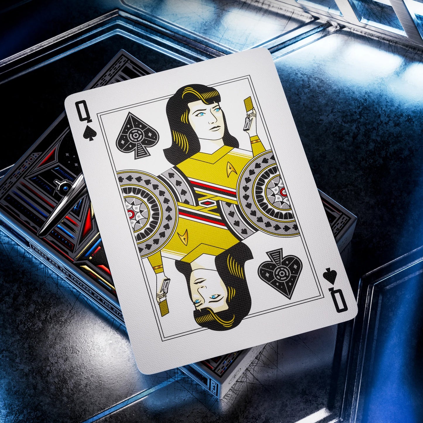 Star Trek Dark Edition (Black) Playing Cards by Theory 11