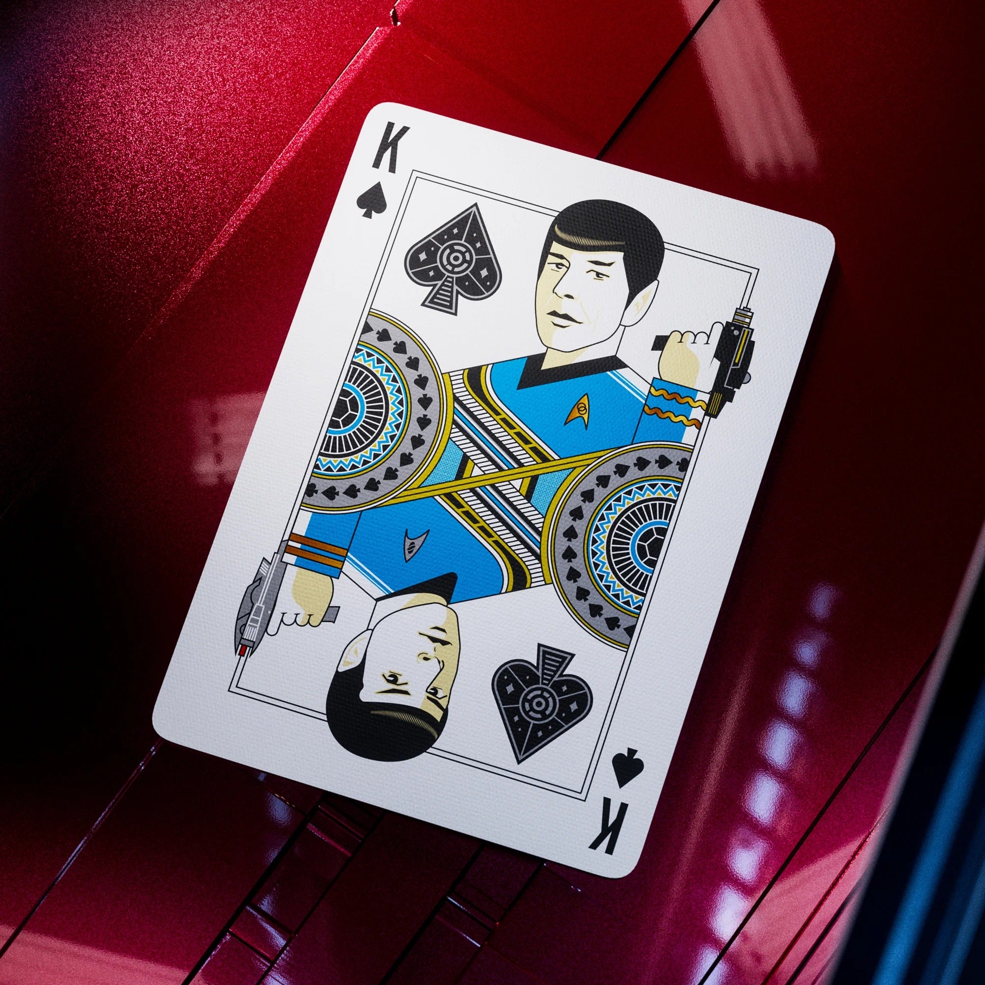 Star Trek Light Edition (White) Playing Cards by Theory 11