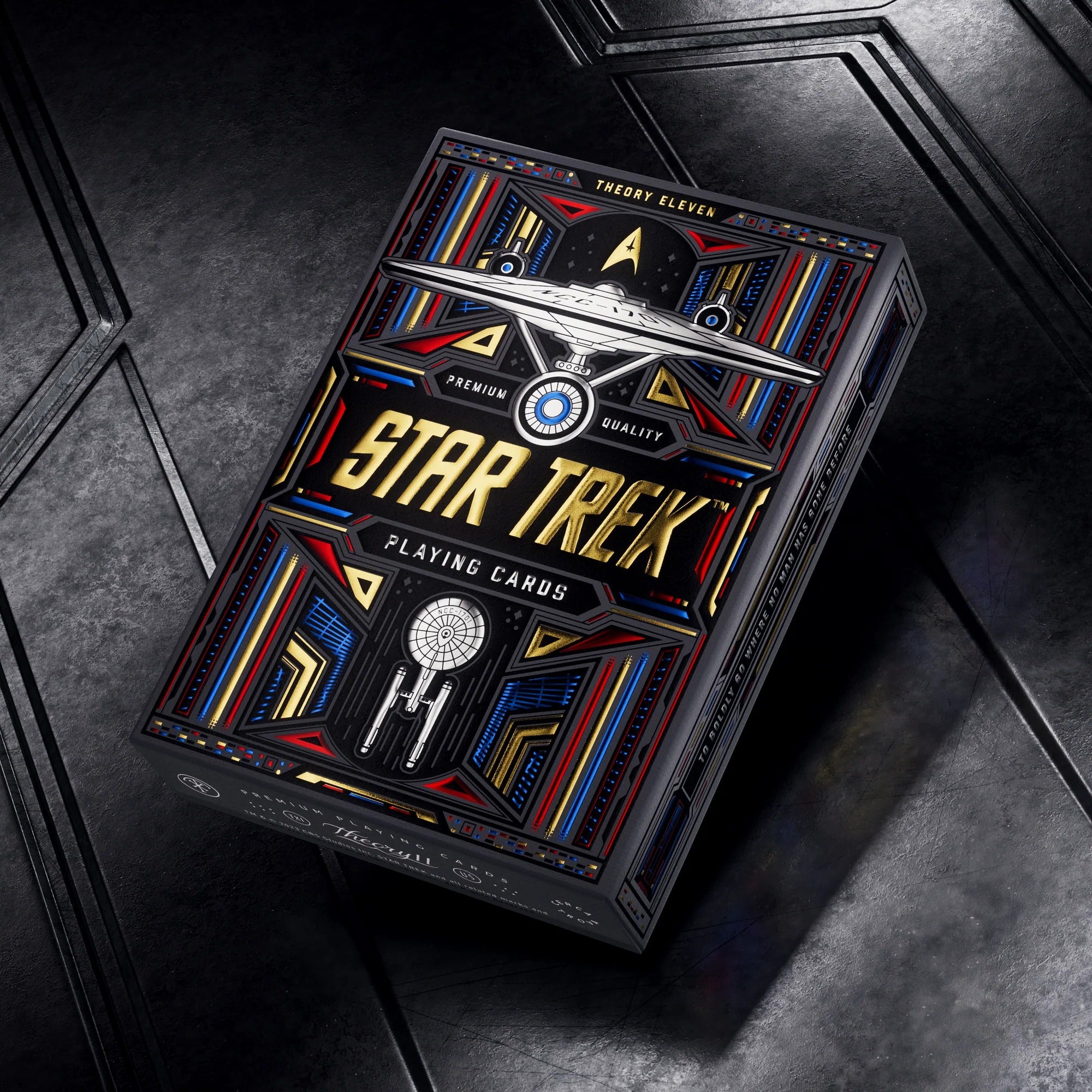 Star Trek Dark Edition (Black) Playing Cards by Theory 11