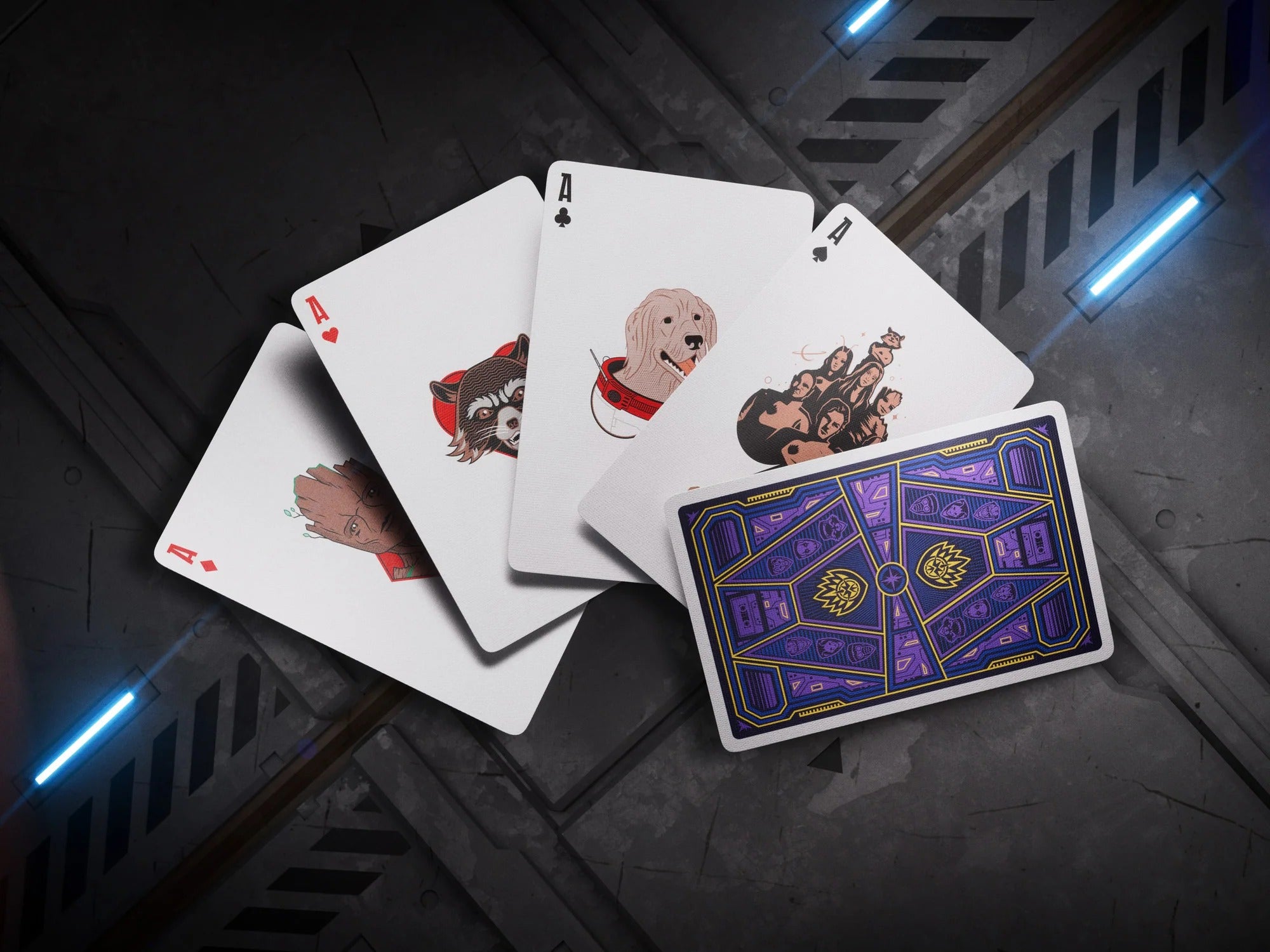 Guardians of the Galaxy Playing Cards by theory11