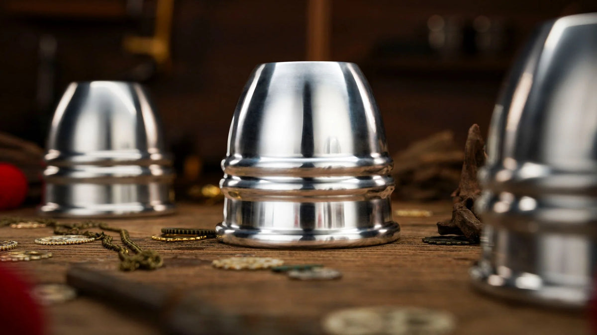 Aluminum Alloy Cups and Balls Set by TCC Magic