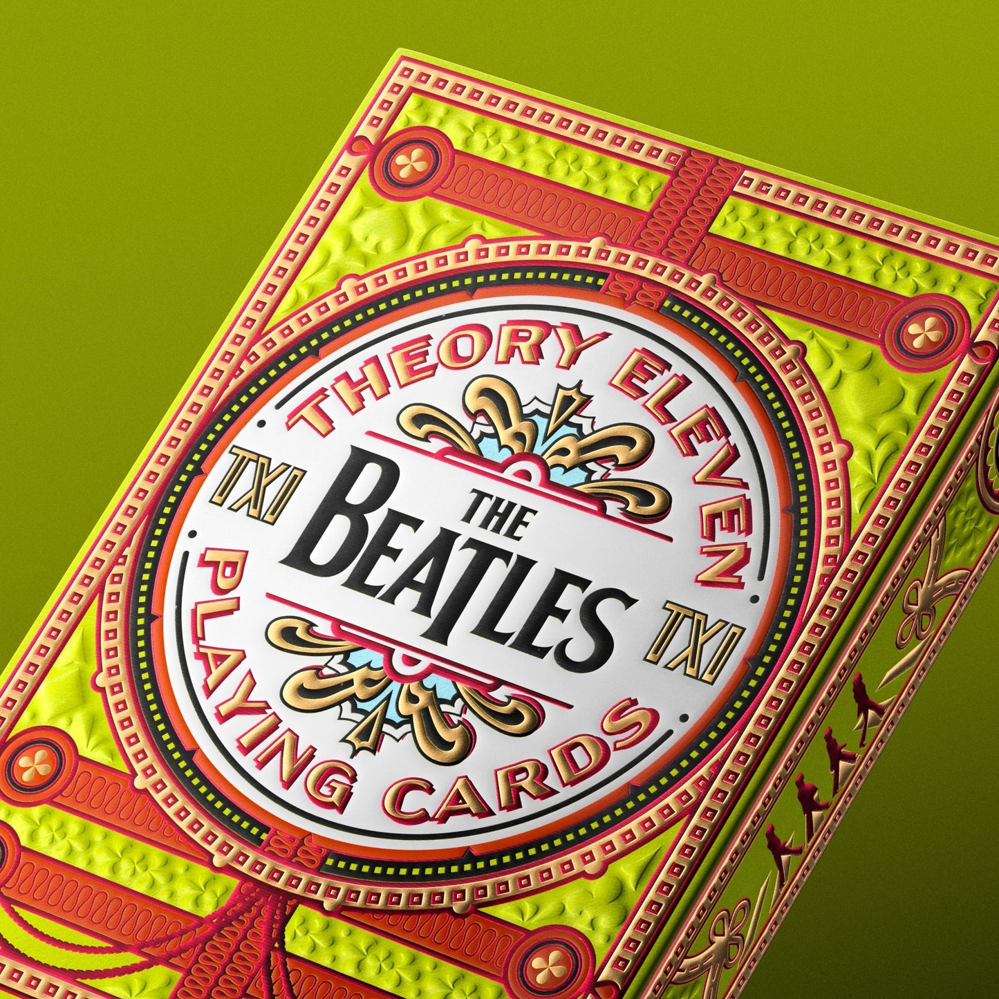 The Beatles (Green) Playing Cards by Theory11