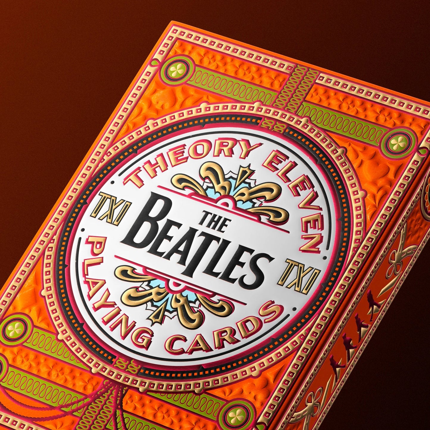 The Beatles (Orange) Playing Cards by Theory11