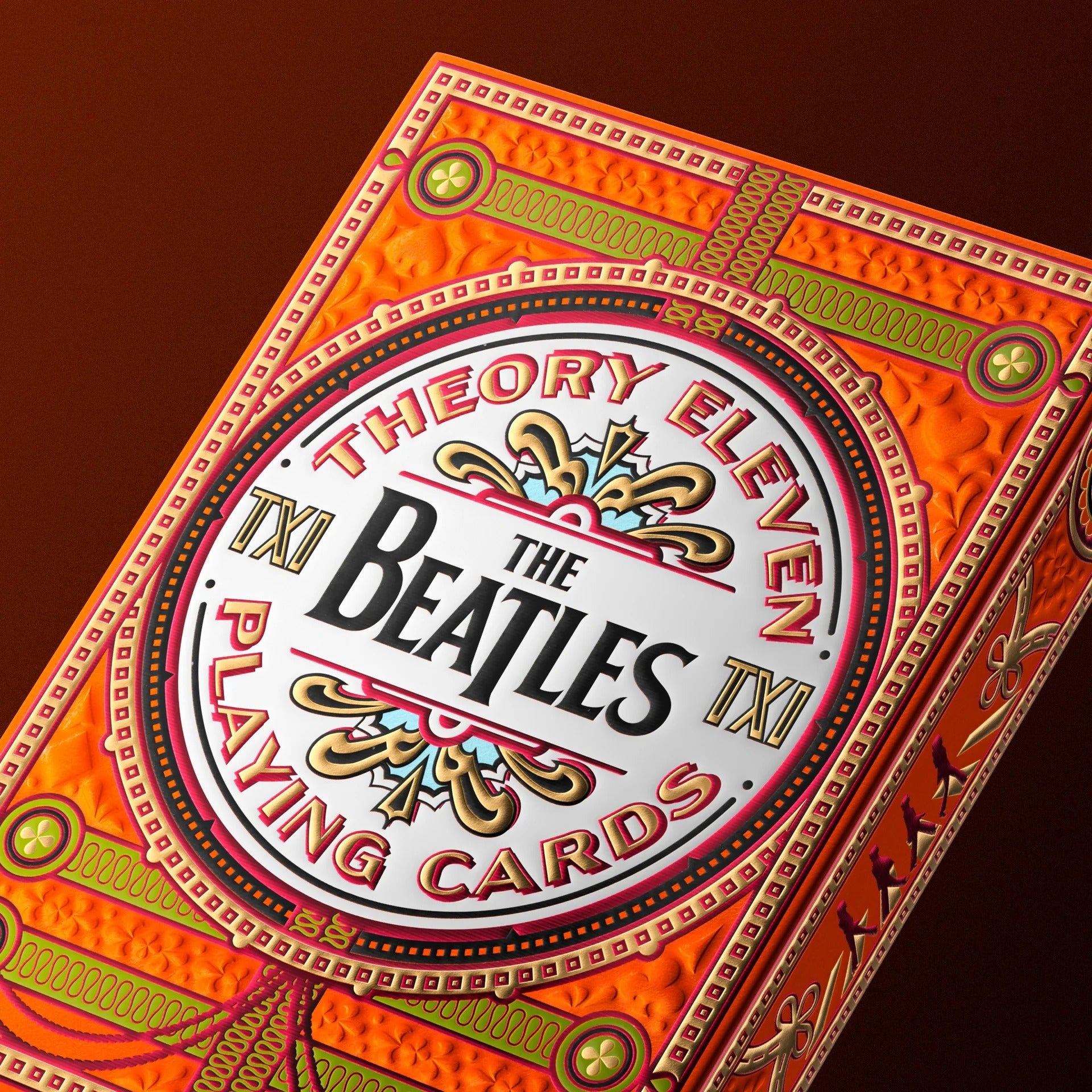 The Beatles (Orange) Playing Cards by Theory11