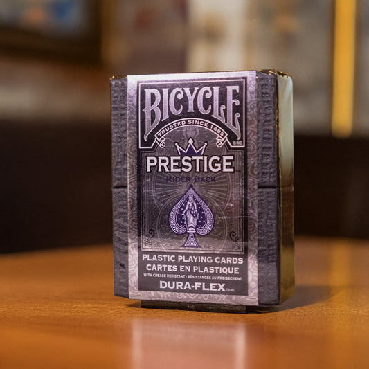 Bicycle® Prestige (Blue) Plastic Playing Cards