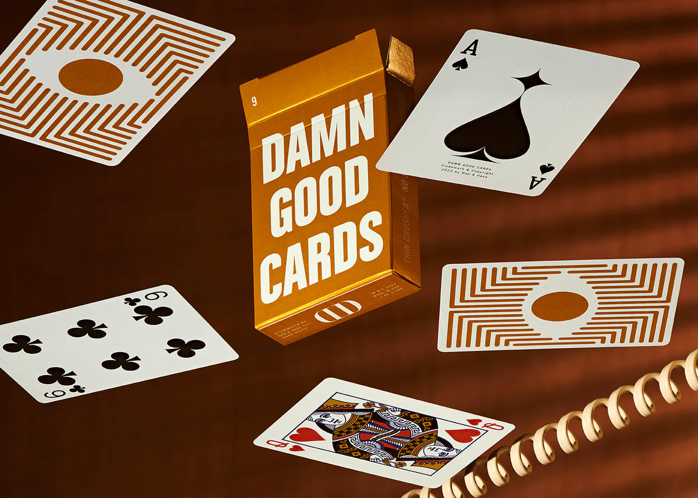 Damn Good Cards, No. 6 (Yellow) Playing Cards