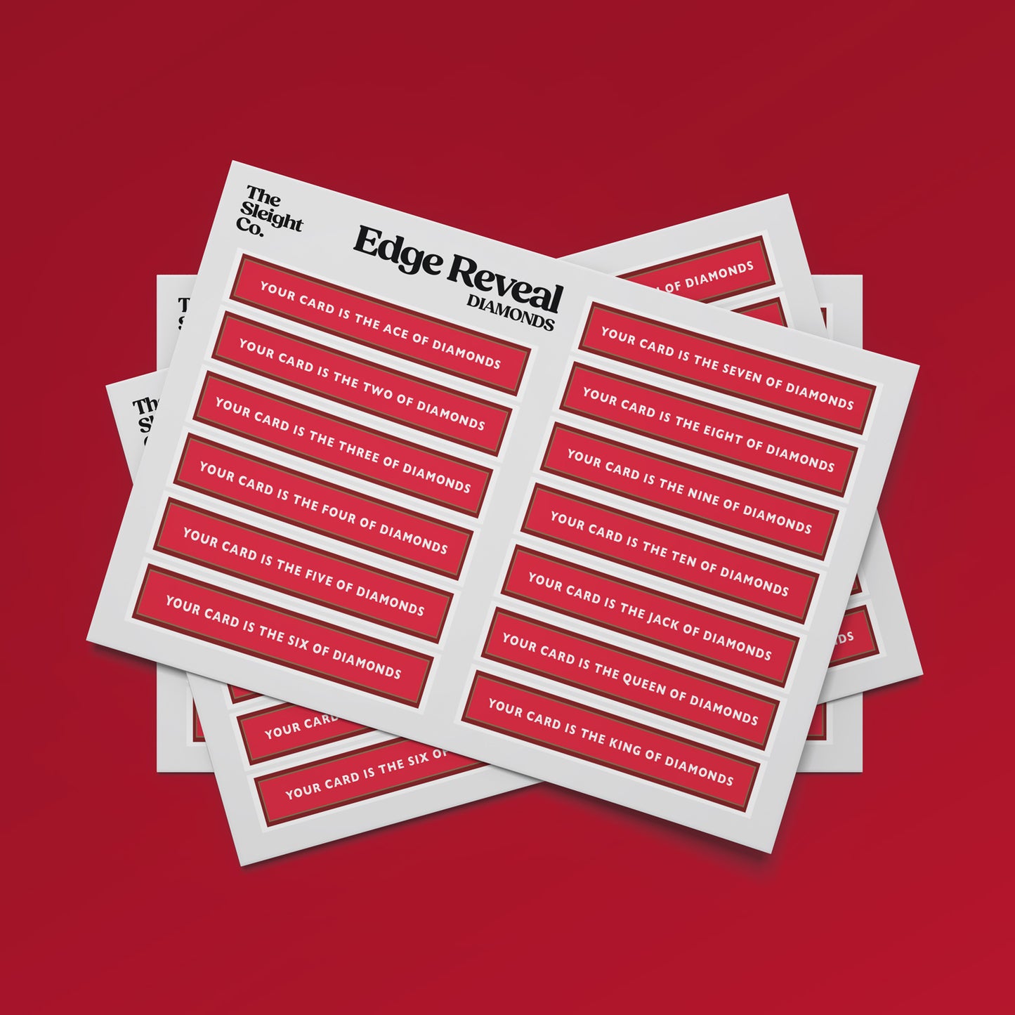 Edge Reveal (Red) by The Sleight Co