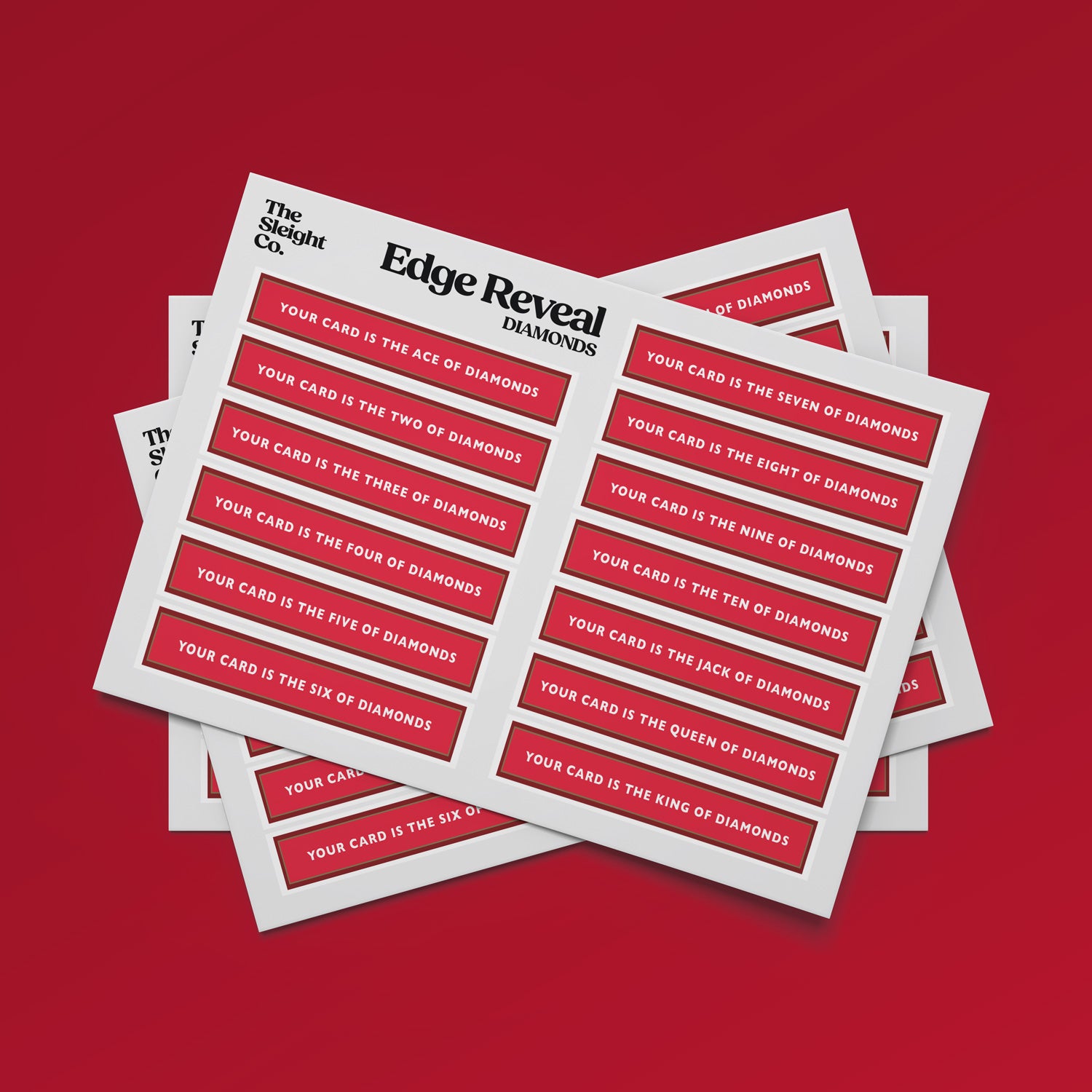 Edge Reveal (Red) by The Sleight Co